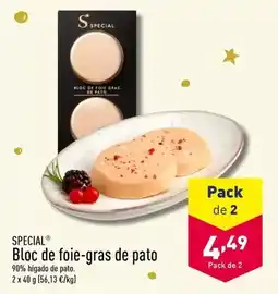 ALDI Pato - bloc de foie-gras de oferta