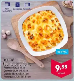 ALDI Fuente para horno oferta