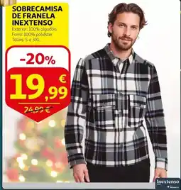 Alcampo Inextenso - sobrecamisa de franela oferta