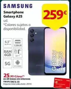 Alcampo Samsung - smartphone galaxy a25 oferta