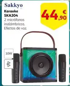 Alcampo Sakkyo karaoke oferta