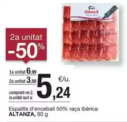 BonpreuEsclat Espatlla d'enceball 50% raça ibèrica oferta