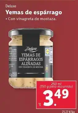 Lidl Deluxe - yemas de espárrago oferta