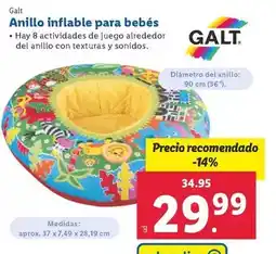 Lidl Galt - anillo inflable para bebés oferta