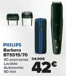 Carrefour Philips - barbero bt5515/70 oferta