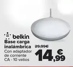 Carrefour Belkin - base carga inalámbrica oferta