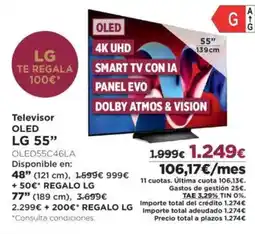 El Corte Inglés LG Televisor OLED oferta