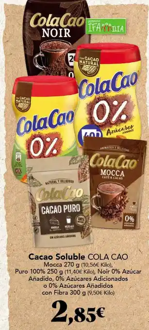 Gadis Cacao Soluble Cola Cao Mocca 270g oferta
