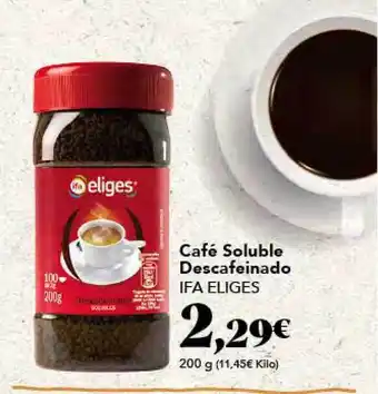 Gadis Café Soluble Descafeinado Ifa Eliges 200g oferta