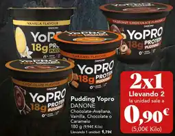 Gadis Danone - pudding yopro oferta
