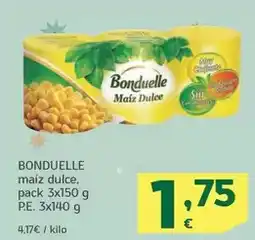 HiperDino Bonduelle - maíz dulce oferta