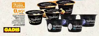 Gadis Yogur Proteína Yopro Danone Platano, Vainilla 2x160g oferta