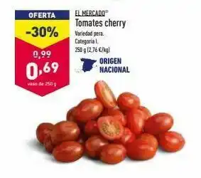 ALDI Tomate cherry origen oferta