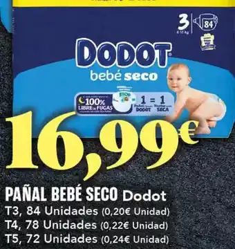 Gadis Dodot - pañal bebe seco oferta