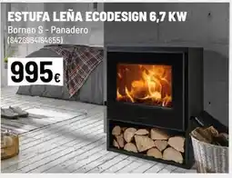 Brico Depôt Estufa leña ecodesign 6,7 kw oferta