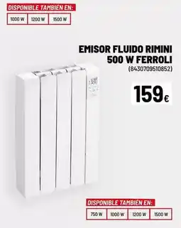 Brico Depôt Ferroli - fluido rimini 500 w f oferta