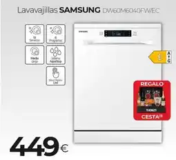 Tien 21 Samsung - lavavajillas dw60m6040fw/ec oferta