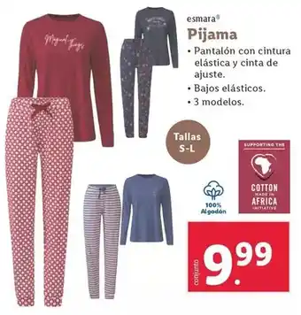 Lidl Esmara - pijama oferta