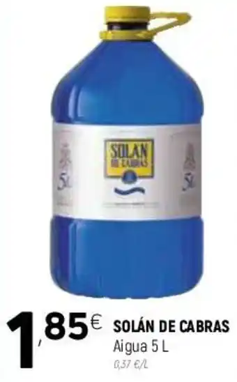 Coviran Solán de Cabras Aigua 5 L oferta