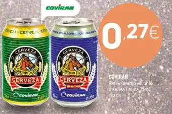 Coviran Coviran Cervesa amb Alcohol o Sense Llauna 33 cl oferta