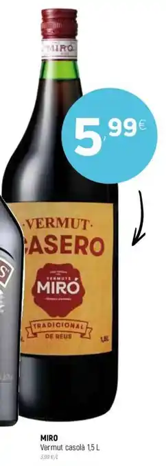 Coviran Miro Vermut Casolà 1.5 L oferta