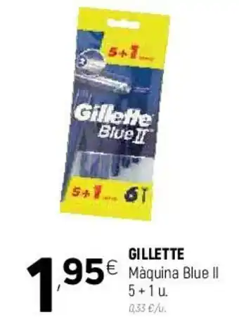 Coviran Gilette Màquina Blue II 5 + 1 u. oferta