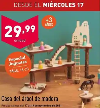 ALDI Casa del Árbol de Madera oferta