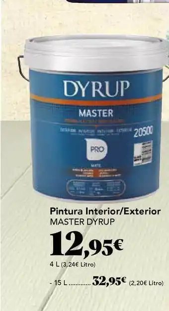 Gadis Pintura Interior - Exterior Master Dyrup 4L oferta