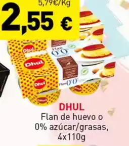 Hiperber DHUL Flan de huevo o 0% azúcar/grasas oferta