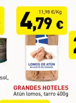 Hiperber GRANDES HOTELES Atún lomos, tarro oferta