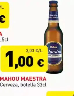 Hiperber MAHOU MAESTRA Cerveza, botella oferta