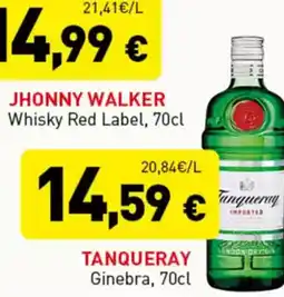 Hiperber TANQUERAY Ginebra oferta