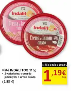 SPAR INDALITOS Paté oferta