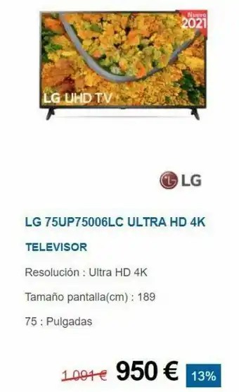 Tien 21 Televisores lg oferta