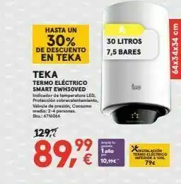 Worten Termo eléctrico teka oferta