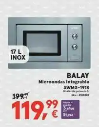 Worten Microondas balay oferta
