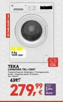 Worten Lavadoras teka oferta