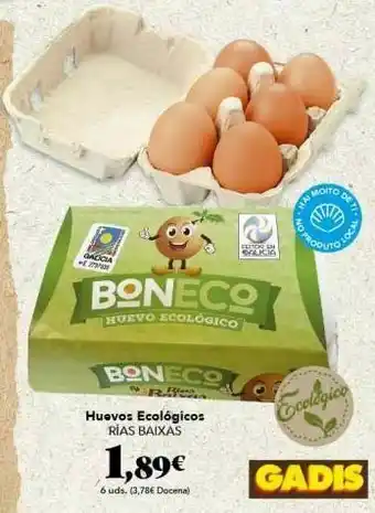 Gadis Huevos ecológicos oferta