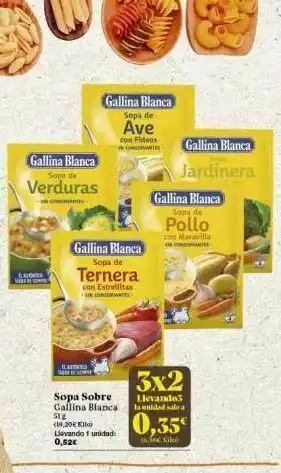 Gadis Sopa de verduras gallina blanca oferta
