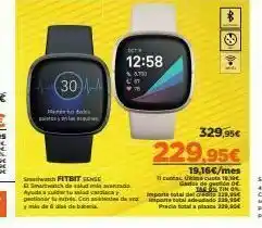 El Corte Inglés Smartwatch fitbit oferta
