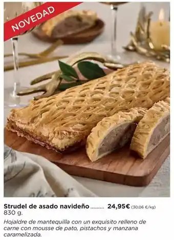 Hipercor Pato - strudel de asado navideño oferta