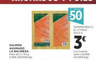 Supercor Exprés Salmón ahumado oferta