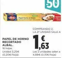 Supercor Exprés Papel de horno horno de leña oferta