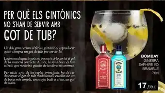 Plusfresc Ginebra bombay oferta