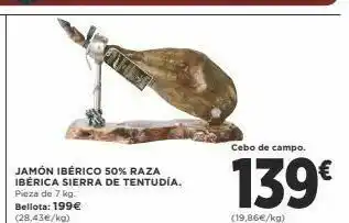 Supercor Jamón ibérico sierra oferta