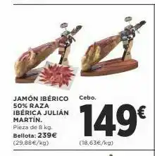 Supercor Jamón ibérico julian martín oferta