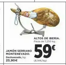 Supercor Jamón serrano serrano oferta