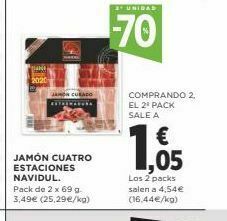 Supercor Jamón cuatro estaciones oferta