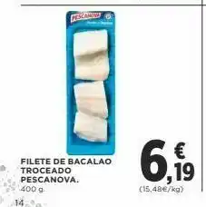 Supercor Filetes de bacalao oferta