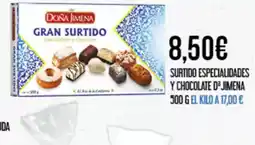 Claudio Surtido especialidades y chocolate dªjimena oferta